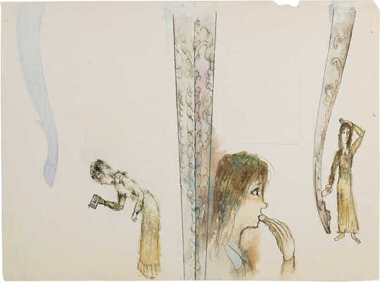 Калиновский Геннадий Владимирович. Иллюстрация к книге Л. Кэрролла в пересказе Бориса Заходера «Приключения Алисы в Стране Чудес» (М.: Детская литература, 1974, с. 18, рис. 13)